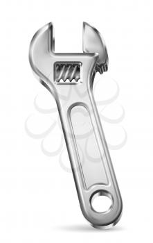 Adjustable wrench, vector