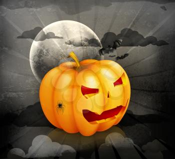 Halloween background, vector