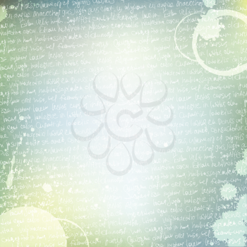 Romantic background with handwritings. Vector, EPS10