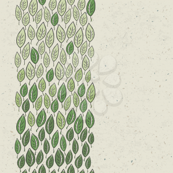 Green leaves background. Vector, EPS10