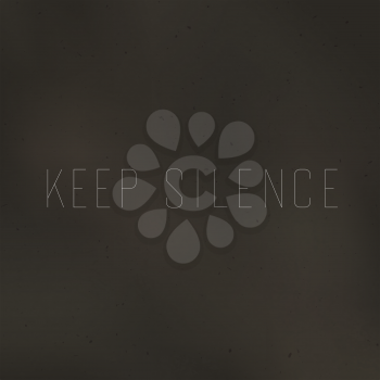 Keep Silence Poster