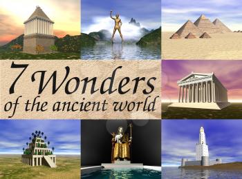 Seven wonders of the ancient world!!! 3D reconstructions.