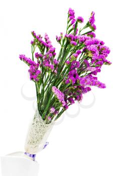 Royalty Free Photo of a Bouquet of Purple Flowers