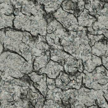 Raw Weathered Concrete Wall with Dirty Spots and Cracks. Seamless Tileable Texture.