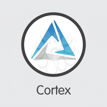 CTXC - Cortex. The Trade Logo or Emblem of Money, Market Emblem, ICOs Coins and Tokens Icon.