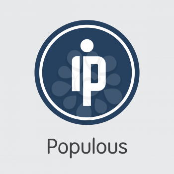 PPT - Populous. The Icon or Emblem of Crypto Currency, Market Emblem, ICOs Coins and Tokens Icon.
