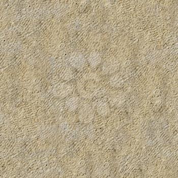 Seamless Tileable Texture of Pale Yellow Sandstone. 