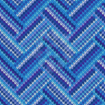 Style Seamless Blue Violet White Color Knitted Pattern from my large Collection of Samples of knitted Fabrics 