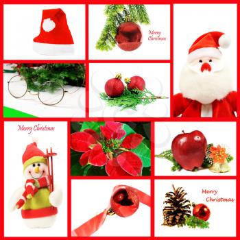 Royalty Free Photo of a Christmas Collage