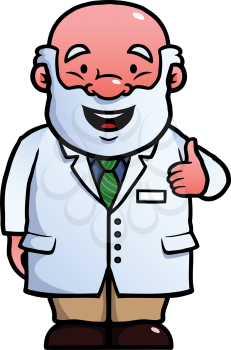 Royalty Free Clipart Image of a Man giving Thumbs up