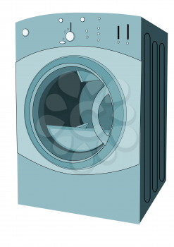 clothes dryer isolated on a white background