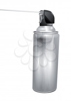 aerosol can isolated on a white background