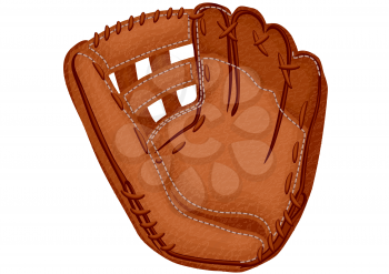 baseball glove isolated on a white background