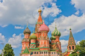 450 Year Old Saint Basil's Cathedral in Moscow, Russia, Europe