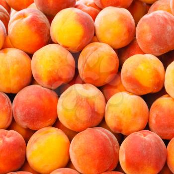 Peach Close Up Fruit Background