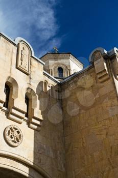 cathedral Sameba , details of medieval architecture