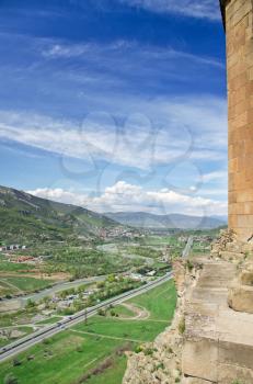 scenic view from the monastery jvari.