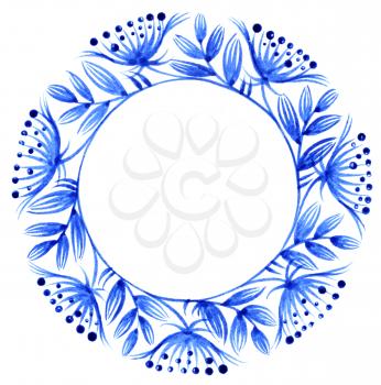 Royalty Free Clipart Image of a Decorative Circle