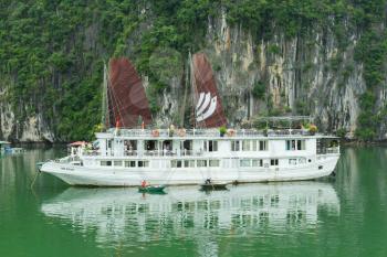 Tourist Boat in Halong Bay