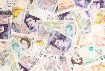 Pound currency background, Currency of the United Kingdom