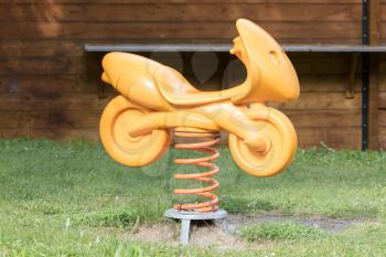 Childrens toy at a playground in Austria