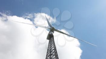 Modern Wind Turbine in the summer - Germany