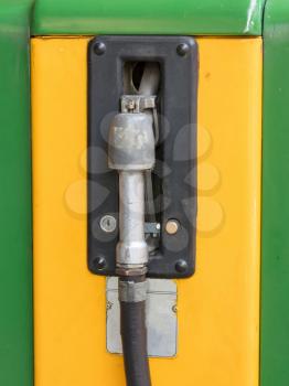intage old gasoline pump in the Netherlands