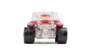 Small beach buggy car toy, isolated on white