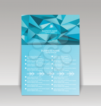 Brochure cover design vector template