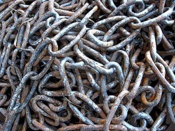 The image of sheaf of metal chains