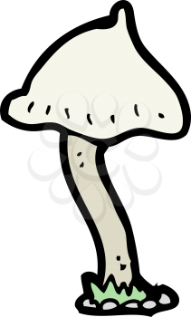 Royalty Free Clipart Image of a Mushroom 