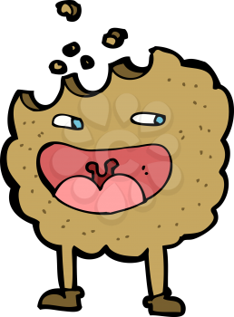 Royalty Free Clipart Image of a Cookie
