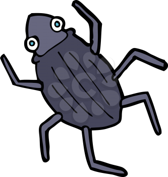 Royalty Free Clipart Image of a Bug