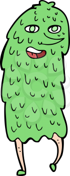 Royalty Free Clipart Image of a Monster