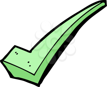 Royalty Free Clipart Image of a Check Mark