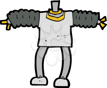 Royalty Free Clipart Image of a Robot Body