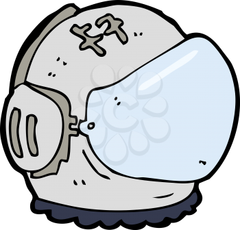Royalty Free Clipart Image of an Astronaut Helemt