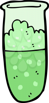 Royalty Free Clipart Image of a Test Tube