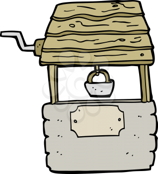 Royalty Free Clipart Image of a Well