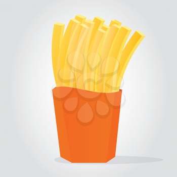 Illustration of Golden French Fries