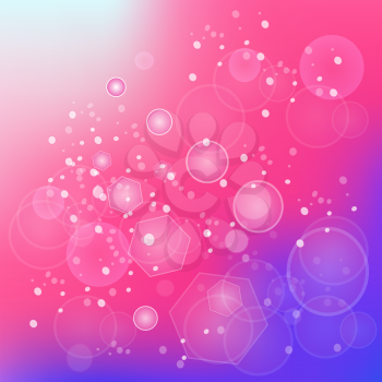 Blue Pink Abstract Background for Your Design.