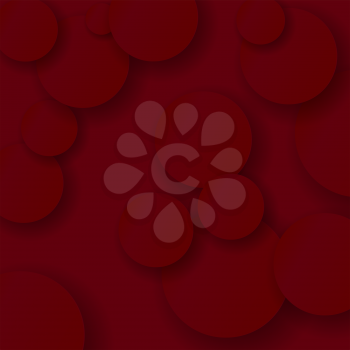 Dark Red Circle Background for Your Design.