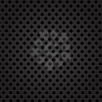 Metal Perforated Texture. Dark Iron Perforated Background.