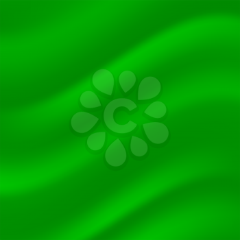 Abstract Green Wave Background for Your Design