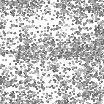 Grey Confetti Isolated on White Background. Confetti Background