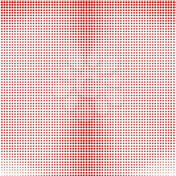 Red Halftone Background. Red Dotted Halftone Pattern