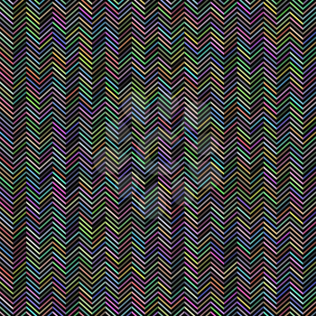 Abstract Zig Zag Pattern. Colorful Line Background.