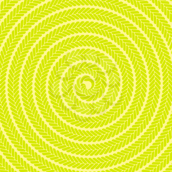 Abstract Yellow Spiral Pattern. Abstract Yellow Spiral Background