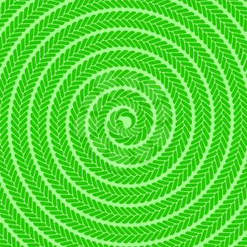 Abstract Green Spiral Pattern. Abstract Green Spiral Background