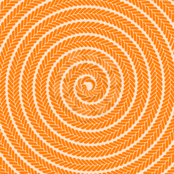 Abstract Orange Spiral Pattern. Abstract Orange Spiral Background